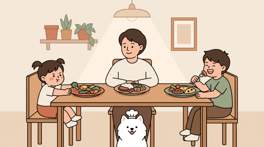 Organiser ses repas de famille à la semaine.